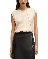 Boss by Hugo Boss Women's Fitted Sleeveless Blouse