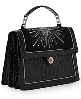 Brahmin Hallie Revel Leather Satchel