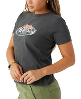 O'Neill Juniors' Cotton Beachy Bloom Logo T-Shirt