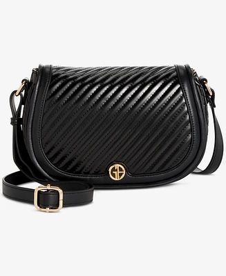 Giani Bernini Small Quilted Saddle Crossbody