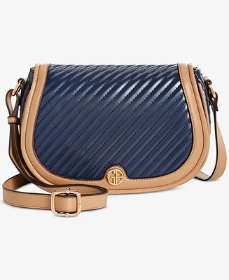 Giani Bernini Small Quilted Saddle Crossbody, Created for Macy's