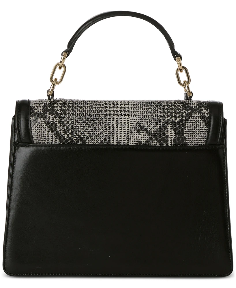 Brahmin Hallie Spark Small Leather Satchel