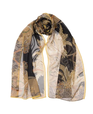 Alessandra - Long Sheer Silk Scarf for Women