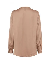 Olsen Women's Satin Effect Tunic Shirt