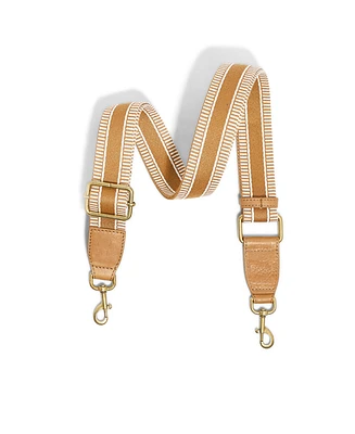 American Leather Co. Striped Web Strap