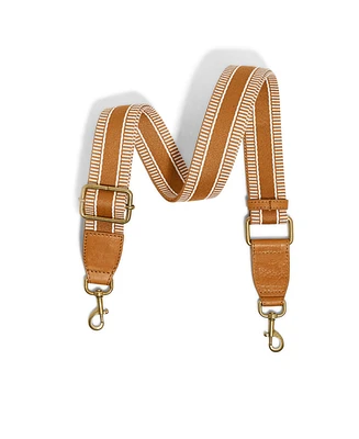 American Leather Co. Striped Web Strap