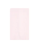 Hudson Baby Infant Girl Flannel Burp Cloth 10pk, Pink Honey Bunny, One Size