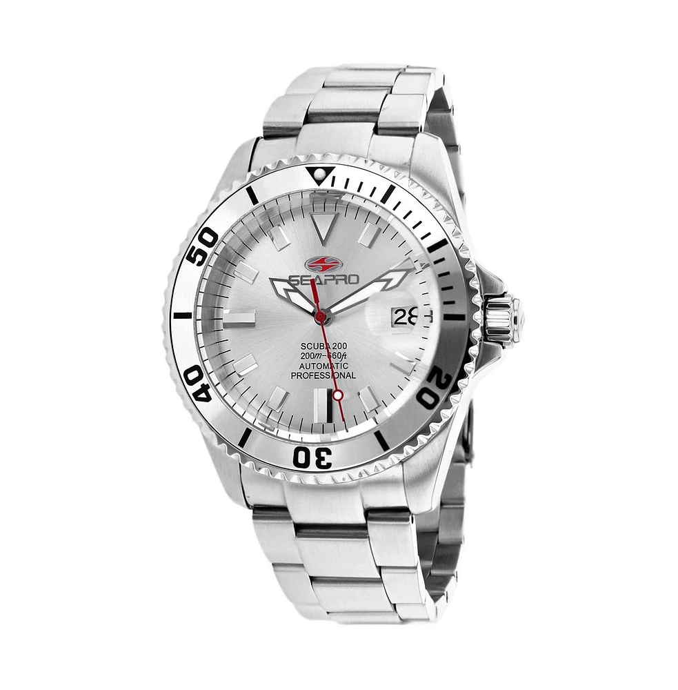 Seapro Men's Scuba 200 Silver Dial Watch - SP4310