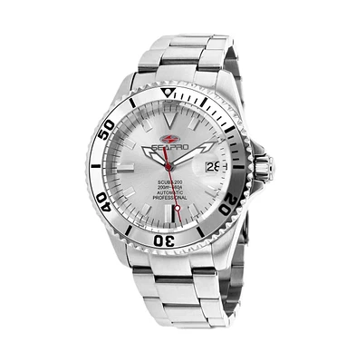 Seapro Men's Scuba 200 Silver Dial Watch - SP4310