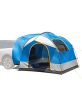 Slickblue Suv Camping Tent, Outdoor Suv Tent with Double Doors for 5 Person, Waterproof PU2000mm Double Layer Tent for Outdoor Travel