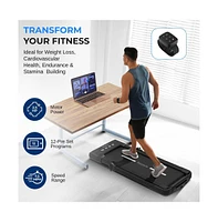 SereneLife Folding Motorized Treadmill Machine with Two-Operation System Control