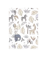 Hudson Baby Flannel Burp Cloth 7pk, Neutral Safari, One Size