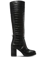 Michael Kors Women's Hayden Croc-Embossed Boots