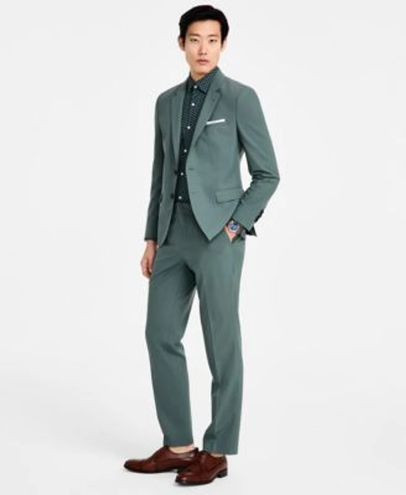 Hugo By Hugo Boss Mens Modern Fit Wool Blend Suit Separate