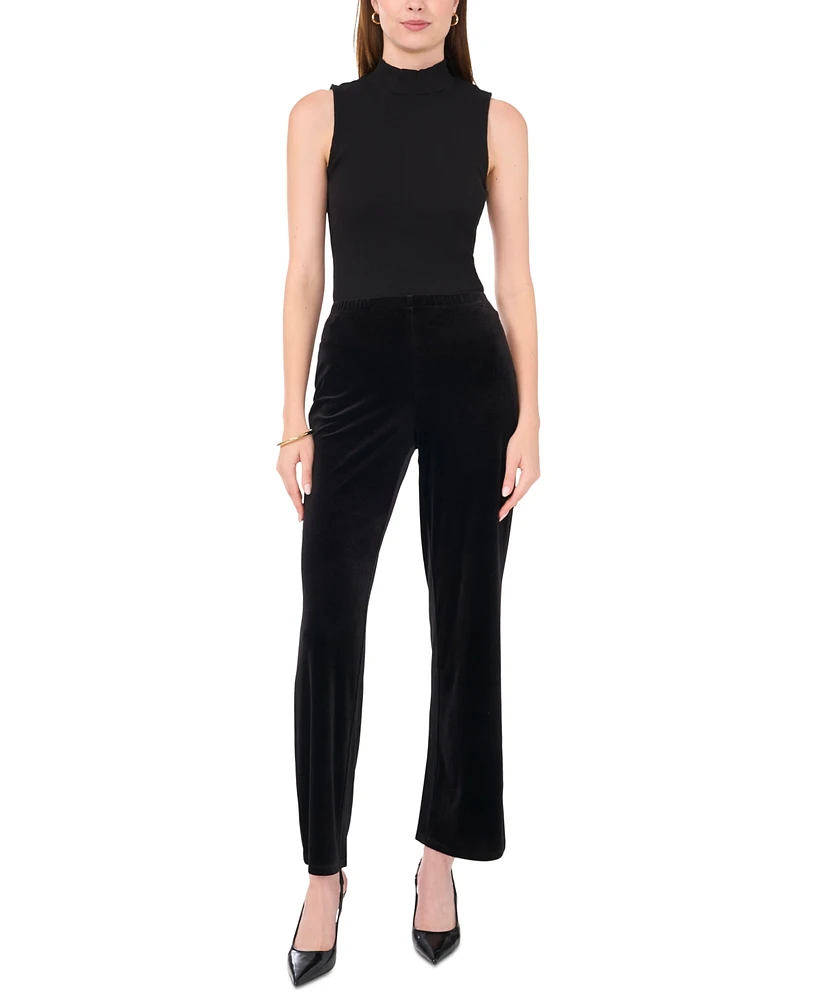 Sam & Jess Petite Pull-On Velvet Pants