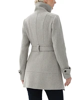 Kimi + Kai Women's Alycia Belted Boucle Wool Coat