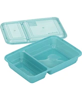 Good Cook Meal Prep Rectangle Two Compartment 30 Pack Container