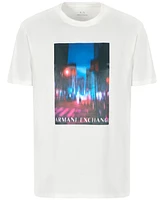 A|X Armani Exchange Men's City Nights Logo Graphic T-Shirt