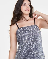 On 34th Women's Sequin Spaghetti-Strap Dress, Exclusively at Macy's