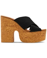 Steve Madden Women's Saffron Platform Cork Dress Sandals