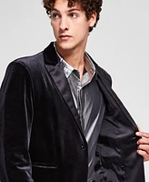 Tinsel Men's Regular-Fit Velvet Suit Jacket