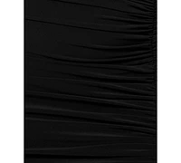 Xscape Plus Off-The-Shoulder Ruched Evening Gown