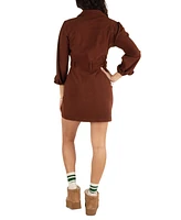 Hurley Juniors' Holland Long-Sleeve Mini Dress