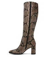 Anne Klein Women's Beth Block Heel Knee High Dress Boots