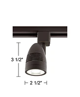 Pro Track 6.5 Watt Led Bronze Bullet Head for Juno Track System