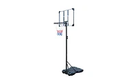 Slickblue Portable Basketball Hoop Stand with Wheels for Kids, Adjustable Height