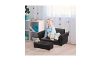 Slickblue Kids Sofa Set with Footstool Comfortable and Stylish Furniture for Children