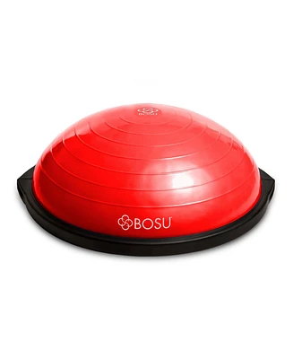 Bosu 26 Inch Yoga Sports Pro Balance Trainer Ball Exercise Equipment, Red/Black