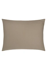 Designers Guild Uchiwa Ochre Linen Embroidered Decorative Pillow