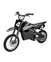 Razor MX650 Dirt Rocket Ride On Electric Motocross Dirt Bike, 1 Orange & 1 Black