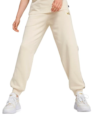 Puma Women's Metallic Fleece Joggers