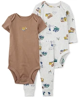 Carter's Construction Bodysuits & Pants, 3 Piece Set