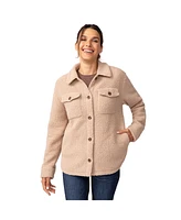 Free Country Women's High Pile Shacket