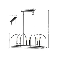 Safavieh Bryndan 6 Lt Chandelier
