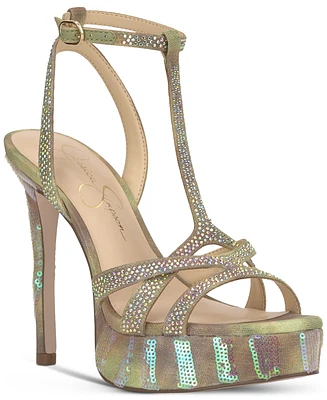 Jessica Simpson Sippete Platform T-Strap Dress Sandals