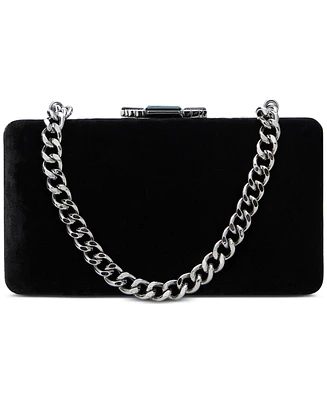 Lauren Ralph Franki Velvet Mini Clutch