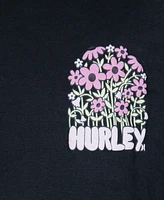 Hurley Big Girls Flowers Grow Long Sleeve Tee