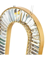 Cwi Lighting 30" Metal Bjoux Led Chandelier