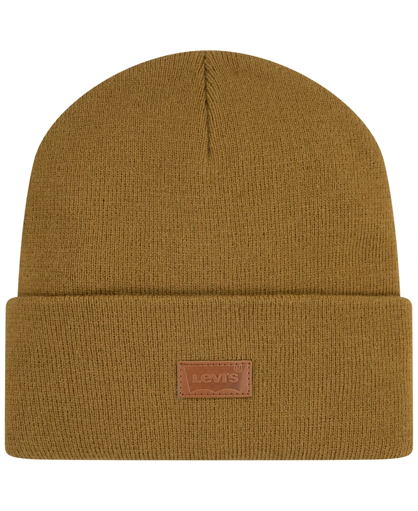 Levi's Big Boys Embossed Patch Beanie