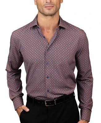 Tayion Collection Men's Slim-Fit Dress Shirt