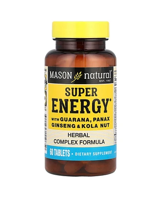 Mason Natural Super Energy with Guarana Panax Ginseng & Kola Nut