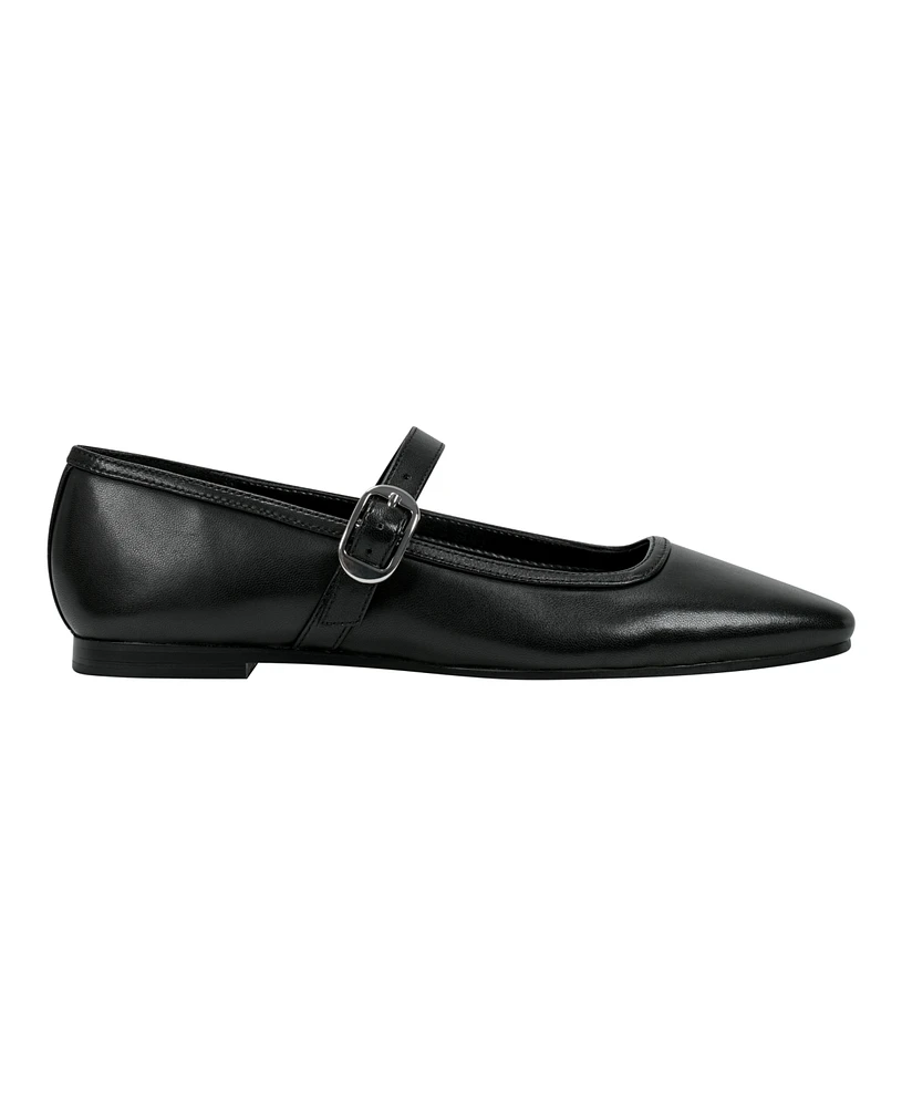 Marc Fisher Ltd Women's Garissa Square Toe Dress Ballet Flats