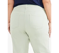 Style & Co Plus Curvy Roll-Cuff Capri Jeans, Created for Macy's