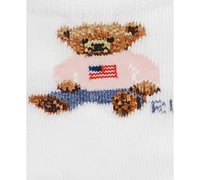 Polo Ralph Lauren Baby Girl Flag Bear Crew Socks