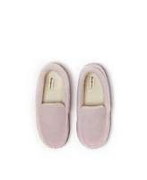 Dearfoams Girls Amari Moccasin House Shoe Slipper