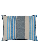 Designers Guild Brera Striato Cobalt Linen Decorative Pillow